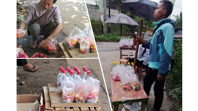 Momen Ziarah Kubur, TPU Suliwer Diserbu Pedagang Kembang Tabur